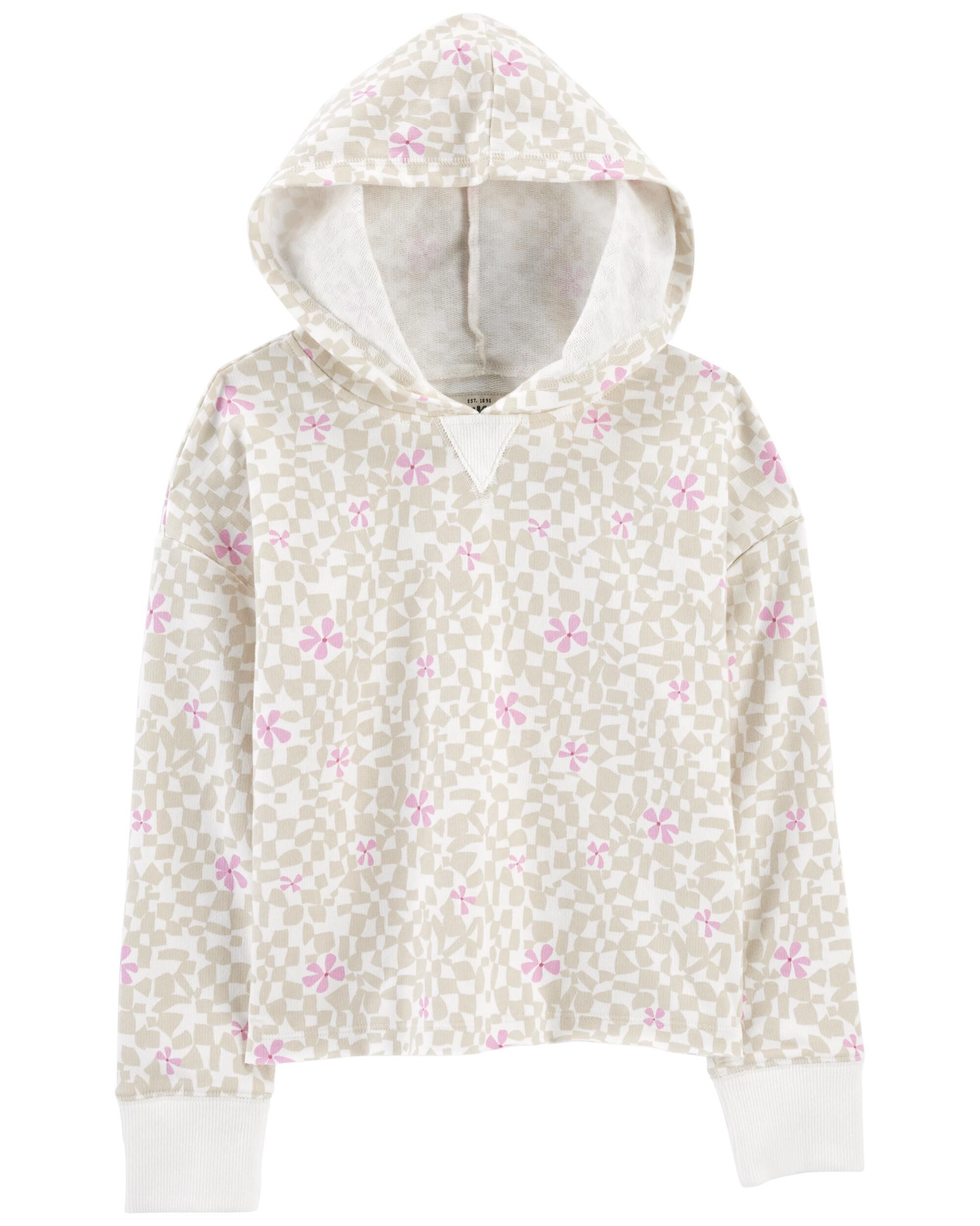 Floral hooded sweatshirt online
