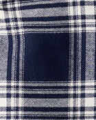 Baby Organic Cotton Button-Front Flannel Shirt, image 3 of 4 slides