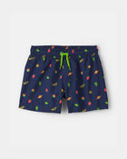 Toddler Boy &copy;Disney/Pixar Toy Story Swim Trunks - Navy Blue, image 1 of 3 slides
