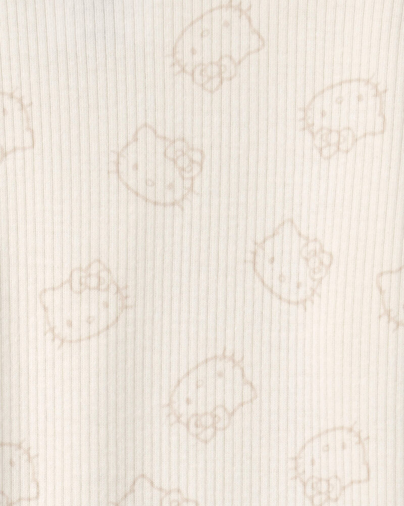 Toute-petite fille &ndash; Haut manches longues &agrave; motif Hello Kitty&reg; &ndash; Cr&egrave;me, image 2 sur 2 diapositives