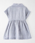 Baby Organic Cotton Gauze Dress, image 2 of 6 slides
