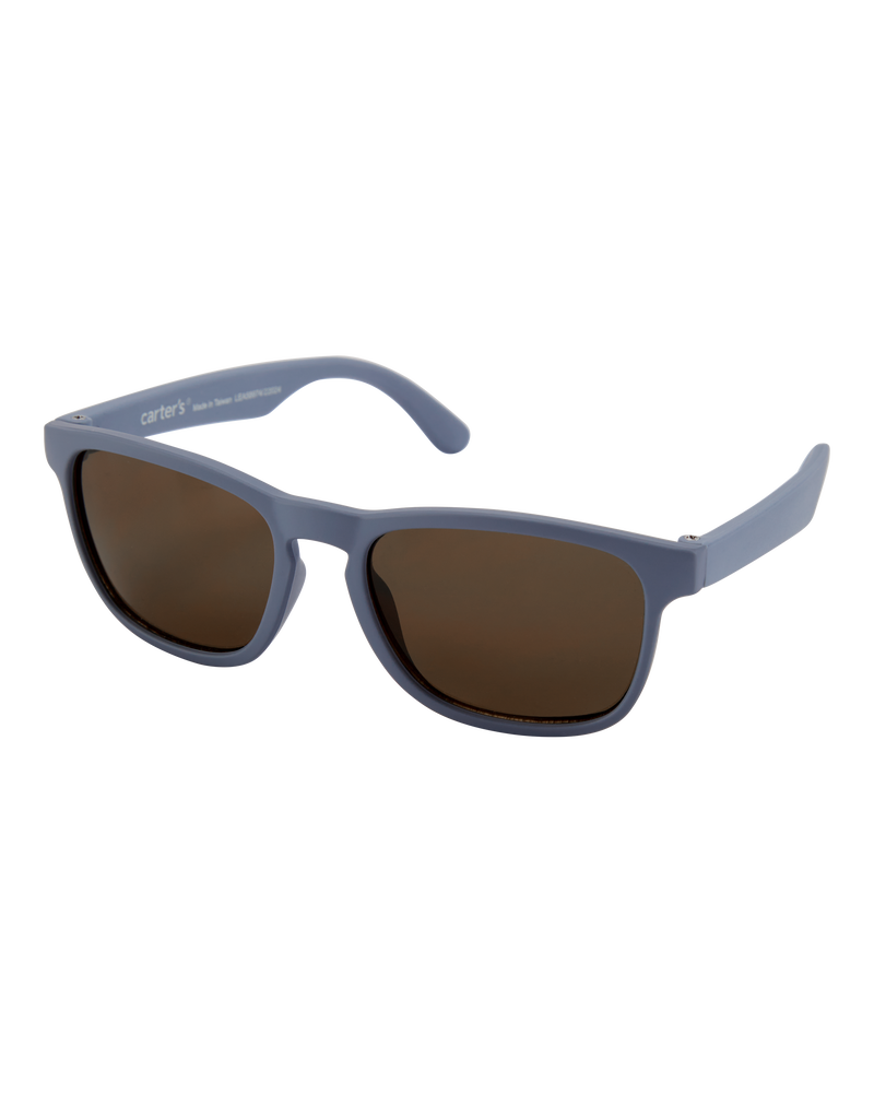 Matte Classic Sunglasses - Blue, image 1 of 1 slides