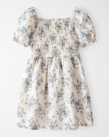 Toddler Floral-Print Dress Made with Organic Cotton, 