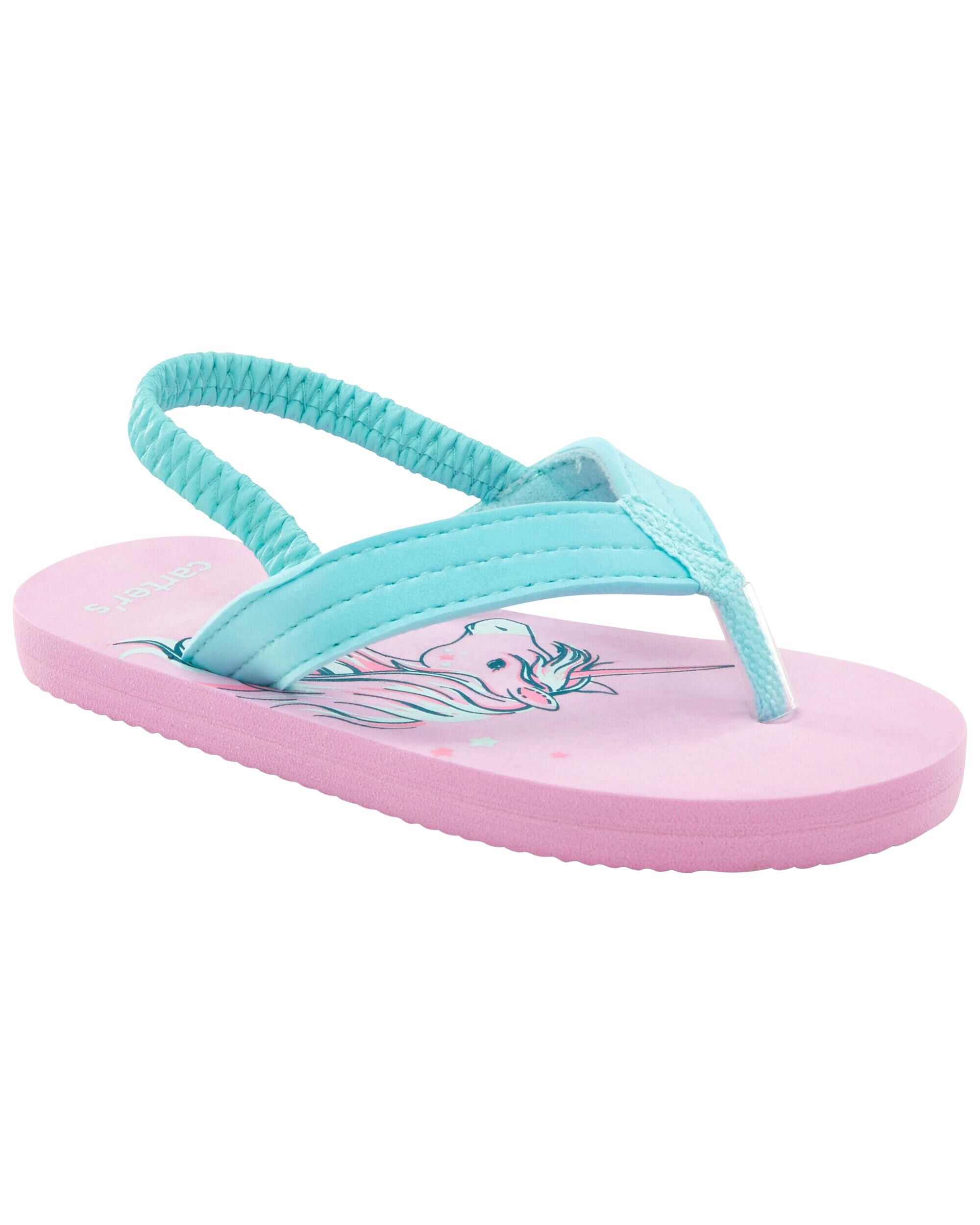 Purple Unicorn Flip Flops Carter s Oshkosh Canada