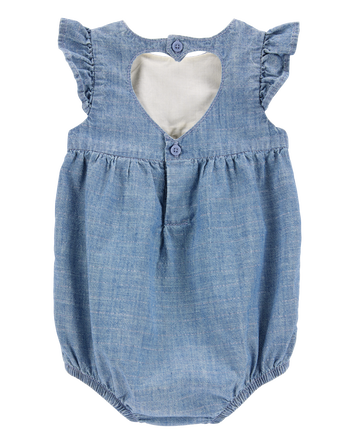 Baby Heart Bubble Romper, 