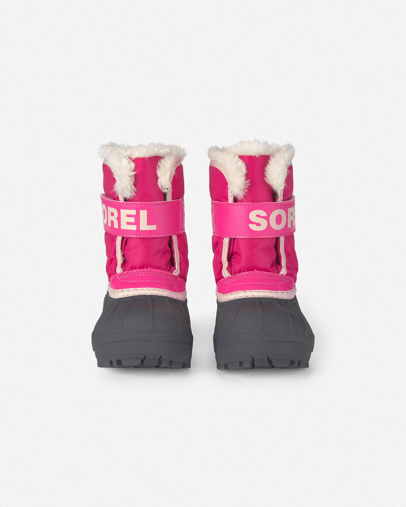 Filles - Bottes d'hiver Snow Commander&trade; SOREL - Rose, image 1 sur 3 diapositives