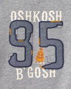 Toddler Boy 'OshKosh' French Terry Pullover Sweatshirt - Grey, image 2 of 3 slides