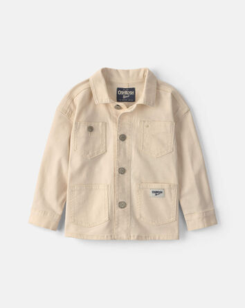 Toddler Canvas Jacket - Ivory, 