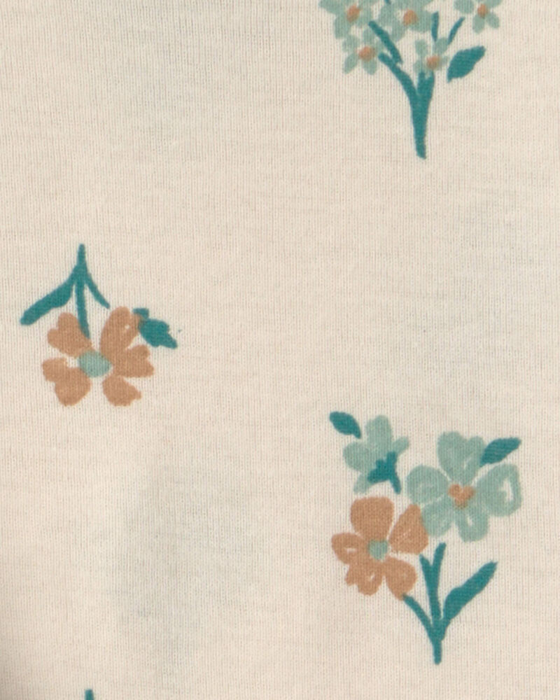 Baby Girl 3-Piece Floral French Terry Layering Set - Green, image 5 of 6 slides