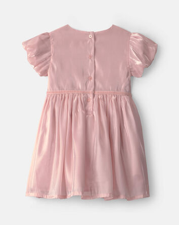 Toddler Girl Poplin Dress - Pink, 