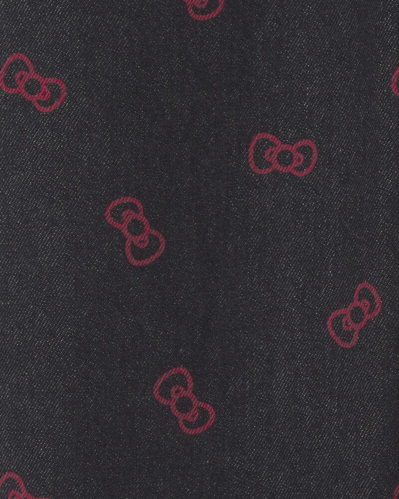 Filles - Jean ample &agrave; boucle Hello Kitty&reg; &ndash; Noir/Rouge, image 3 sur 3 diapositives