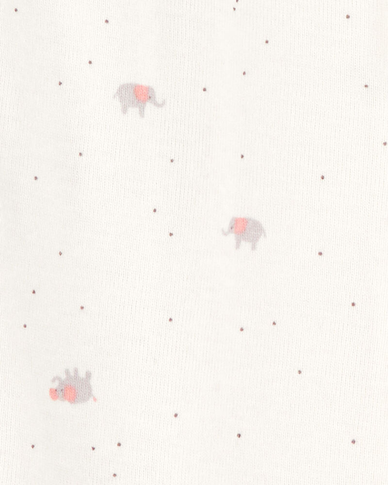 Baby 2-Pack 2-Way Zip Cotton Sleeper, image 3 of 4 slides