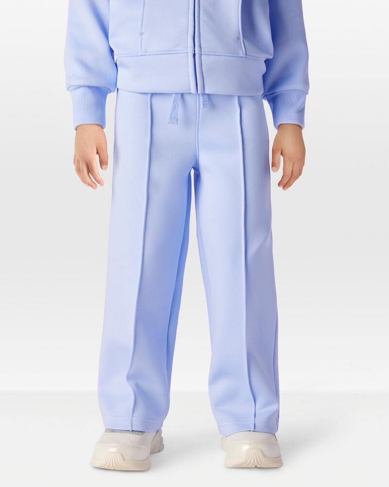 Enfant en bas âge Pantalon à taille haute à cordon de serrage - Bleu, image 1 sur 6 diapositives