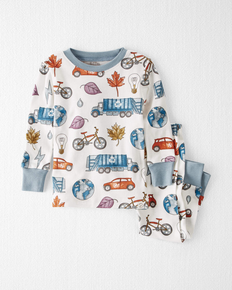 Bébé - Ensemble pyjama en coton biologique, image 1 sur 5 diapositives