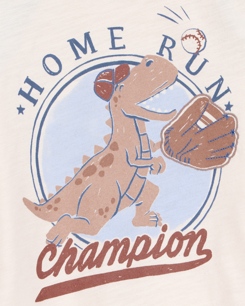 Toddler Dinosaur Champion Short-Sleeve Tee, image 2 of 3 slides