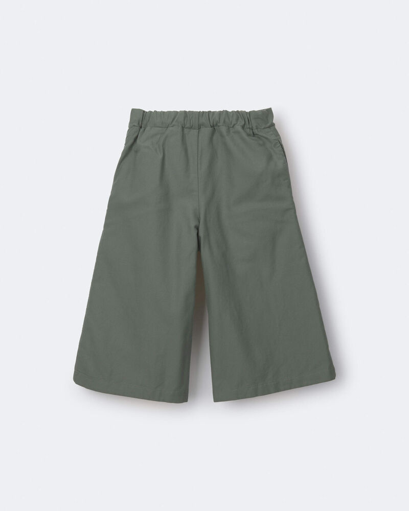 Tout-petit fille - Pantalon drap&eacute; &agrave; jambes larges - Vert olive, image 6 sur 7 diapositives