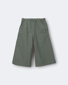 Tout-petit fille - Pantalon drap&eacute; &agrave; jambes larges - Vert olive, image 6 sur 7 diapositives
