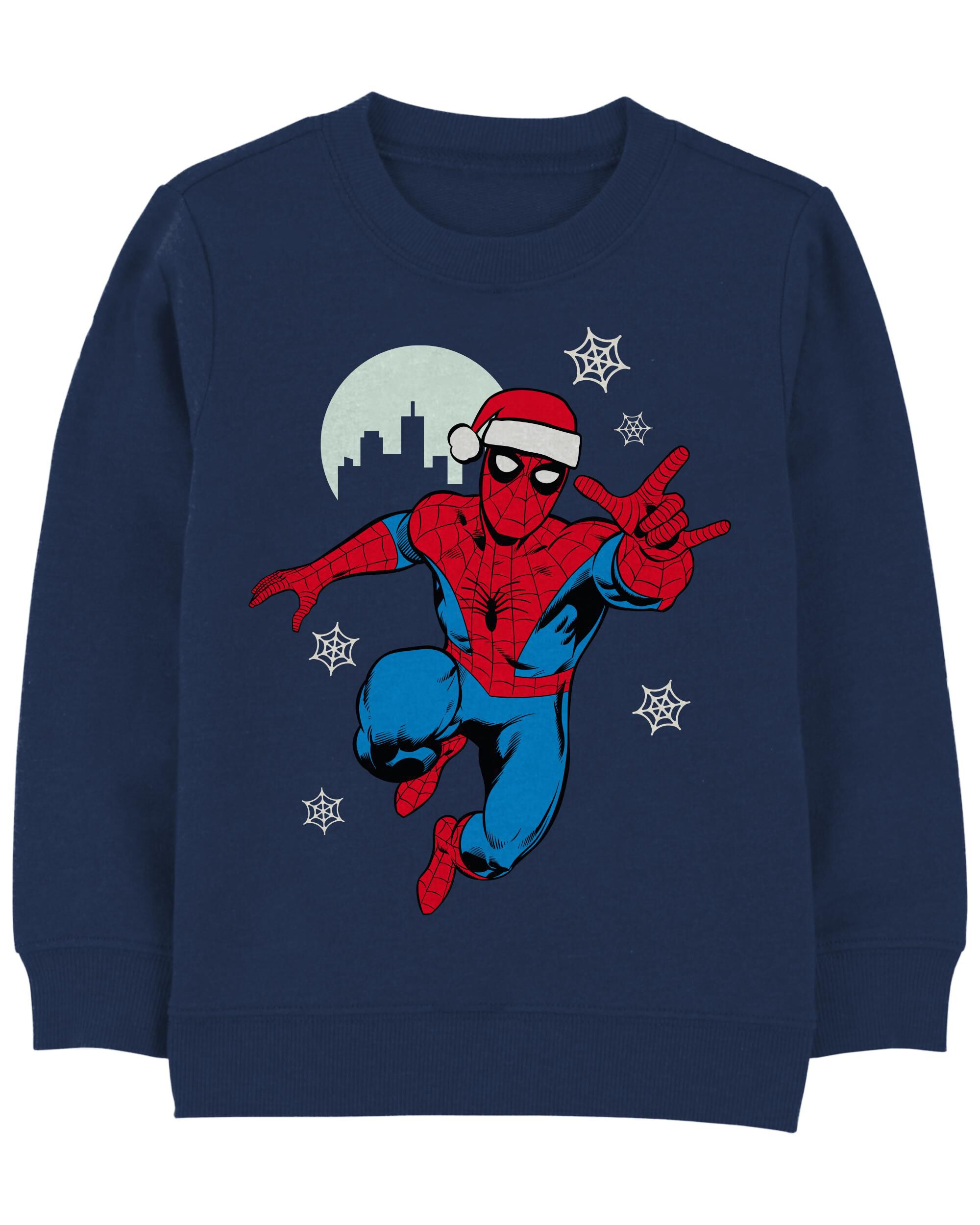 Navy Spider Man Christmas Pullover Carter s Oshkosh Canada