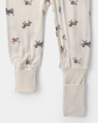Baby 1-Piece Dog PurelySoft&trade; Snug Fit Pyjama - Cream, image 3 of 9 slides