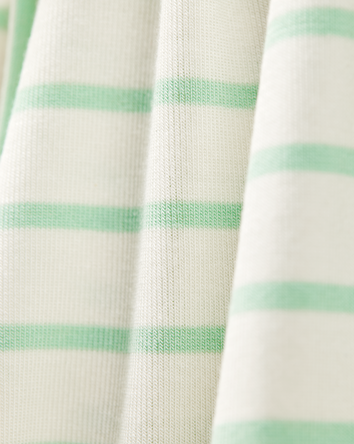 Baby Boy Striped PurelySoft Romper - Green, 