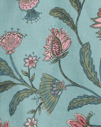 Enfant Haut à encolure carrée à motifs de fleurs sauvages, 