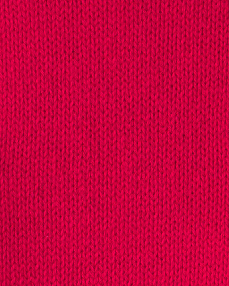 Baby Girl 2-Piece Reindeer Fair Isle Long-Sleeve Top & Pant Set - Red/Cream, image 4 of 5 slides