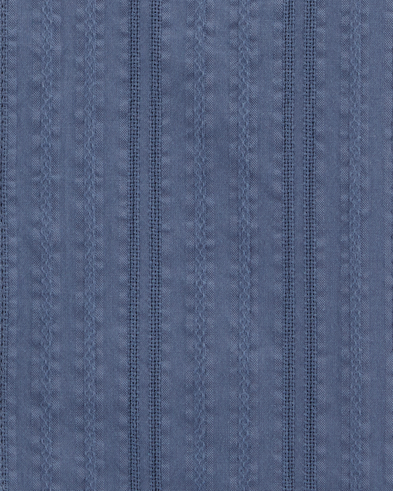 Toddler Seersucker Button-Down Shirt - Blue, image 3 of 4 slides