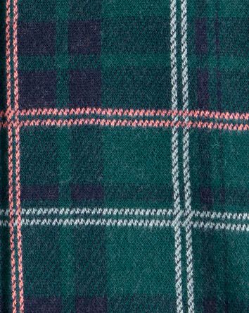 Baby Boy Plaid Button-Down Shirt - Green, 