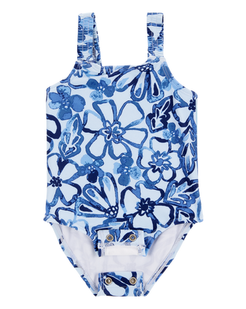Baby 1-Piece Floral Swimsuit, 