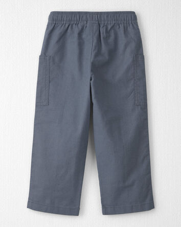 Toddler Boy Linen Pants Made with Organic Cotton, 