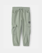 Toddler Boy 'Camp Dino' French Terry Cargo Joggers - Green, image 1 of 5 slides