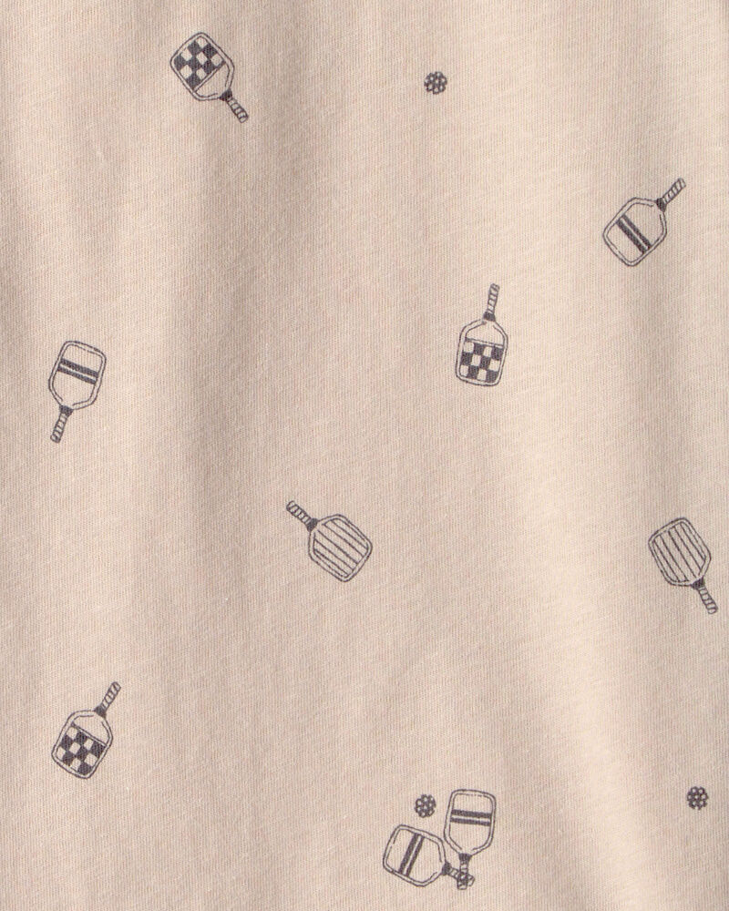 Kids Pickleball T-Shirt - Brown, image 2 of 3 slides