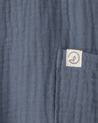 Baby Organic Cotton Gauze Overalls, image 4 of 5 slides