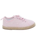 Toddler Eyelet Espadrille Sneakers, image 2 of 3 slides