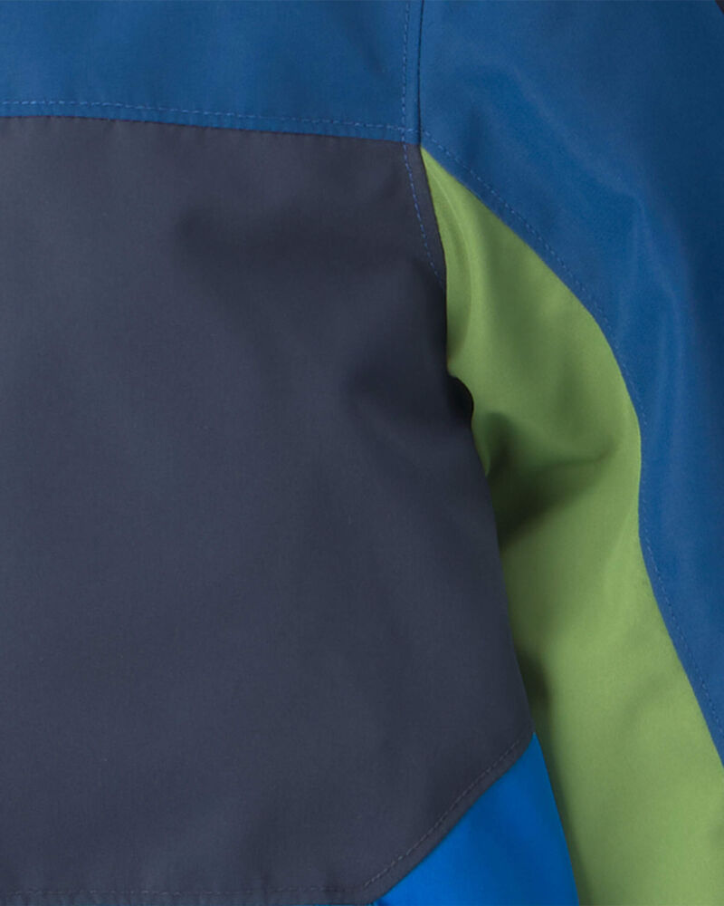 Boys  2 Piece Snowsuit With Chest Pocket- Royal Blue, image 5 of 13 slides