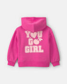 Toddler Girl Heart Fleece Long-Sleeve Top & Pant Set - Pink, image 2 of 7 slides