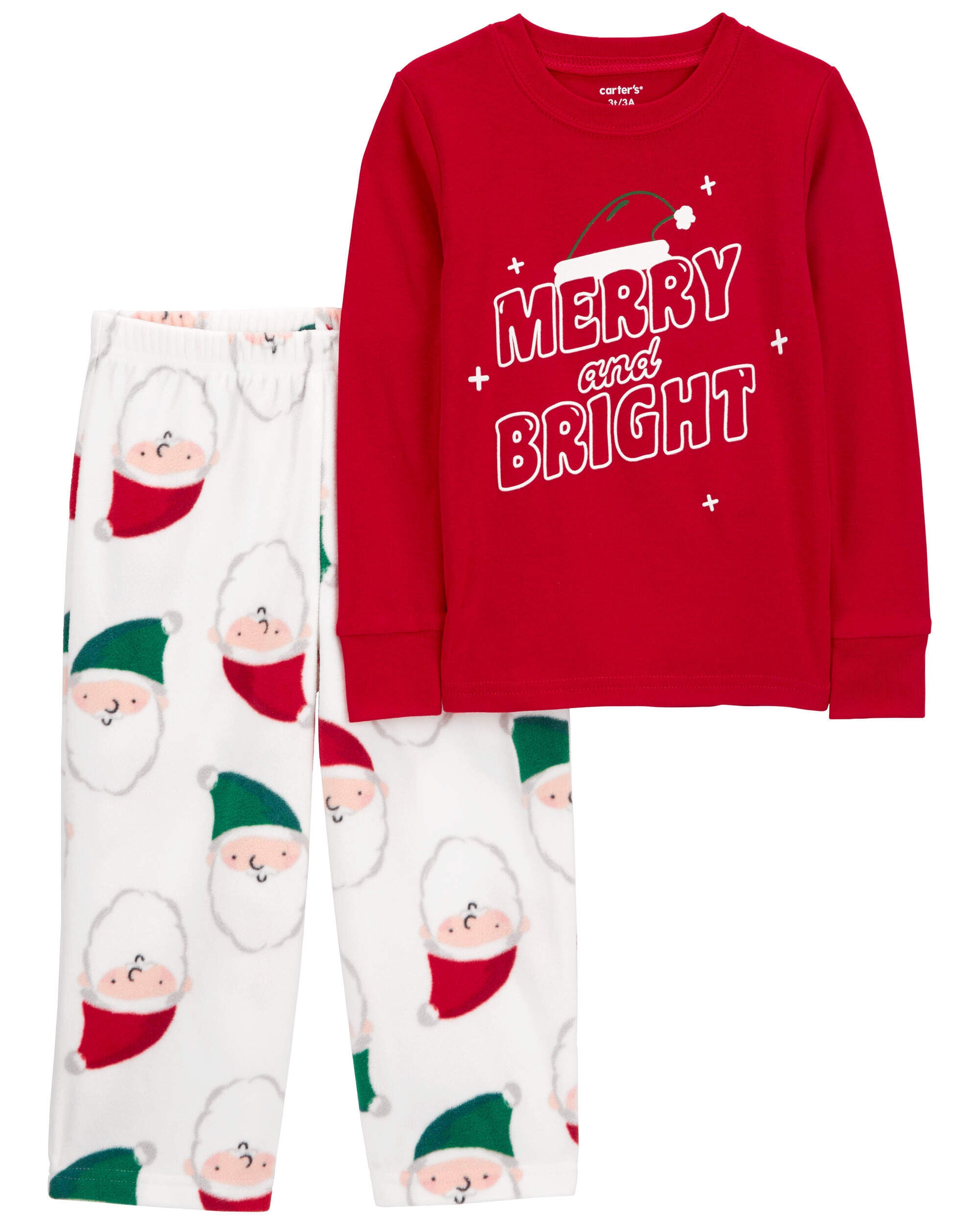 Boys santa pajamas 2025
