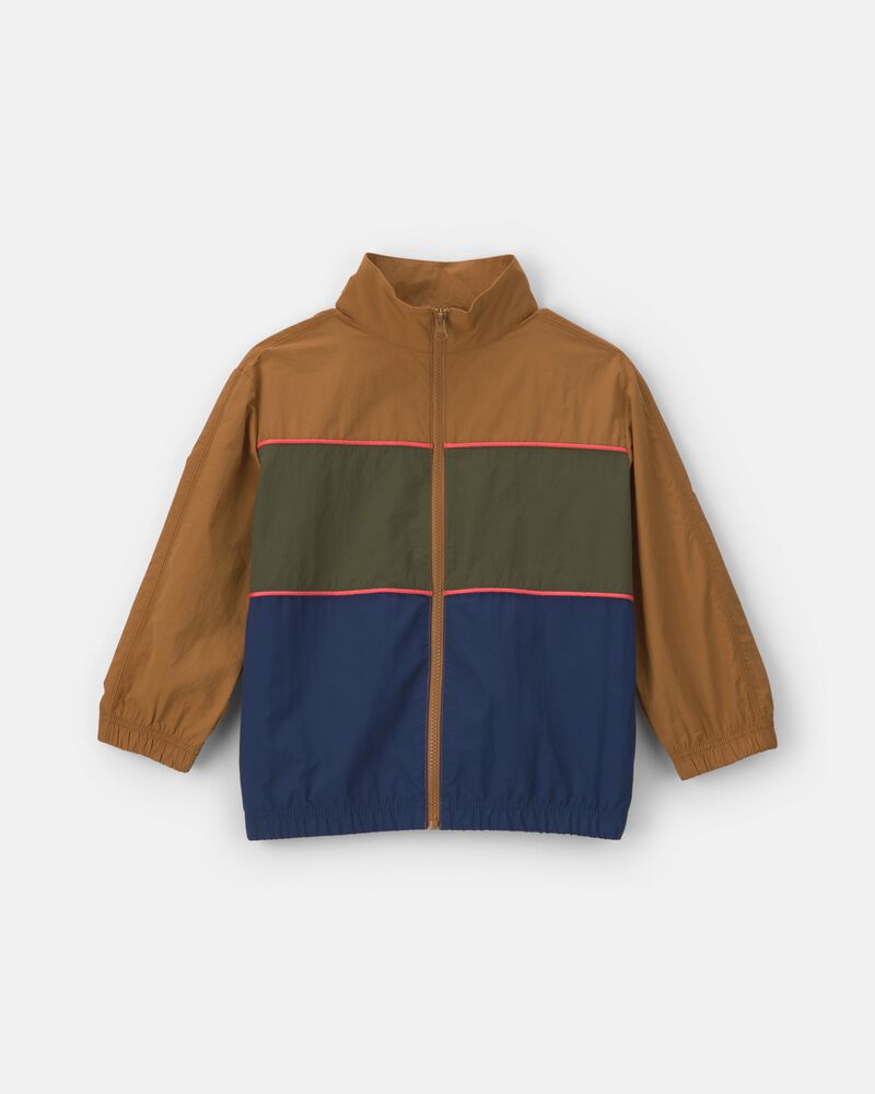 Gar&ccedil;ons - Blouson &agrave; fermeture &agrave; glissi&egrave;re aux couleurs contract&eacute;es, image 1 sur 2 diapositives