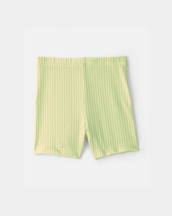 Baby Girl Bike Shorts - Green, 