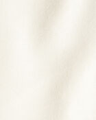 Baby Girl DayDream Fleece Drawstring Joggers - White, image 3 of 4 slides