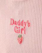 Baby Girl Fruit Print Short Sleeve Bodysuit & Pant Set - Pink, image 2 of 5 slides