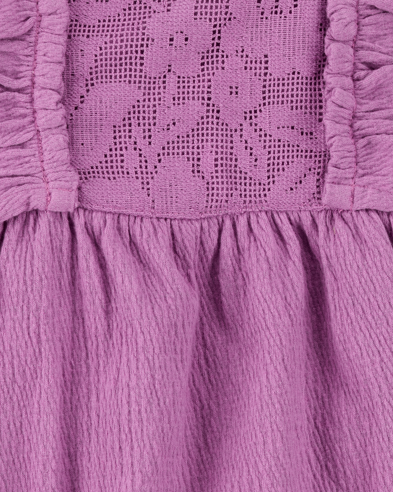Bébé fille - Combinaison bouffante en dentelle à volants, image 2 sur 3 diapositives