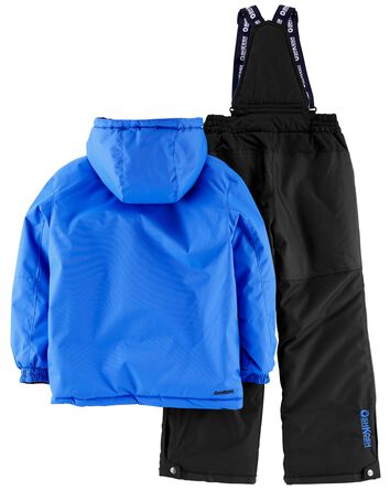 Kid 2-Piece Snowsuit With Bonus Hat And Neck Warmer, 