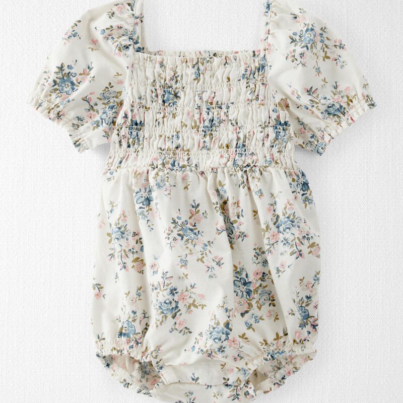 Floral Baby Floral-Print Linen Bubble Made with Organic Cotton | Carter’s Oshkosh Canada