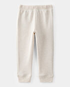 Tout-petit fille - Pantalon de jogging en jersey bouclette à cordon de serrage de couleur unie, image 2 sur 4 diapositives