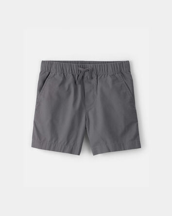 Boys Canvas Shorts - Grey, 