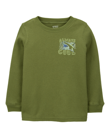 Toddler Shark Thermal Graphic Tee, 
