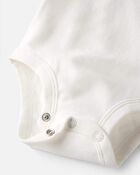 Baby 3-Pack Organic Cotton Bodysuits, image 3 of 3 slides