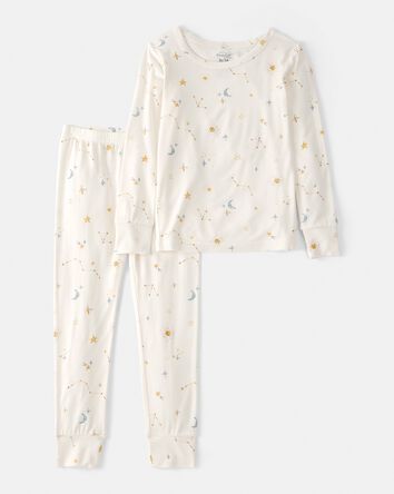 Toddler Constellation PurelySoft 2-Piece Pyjama Set - Cream, 