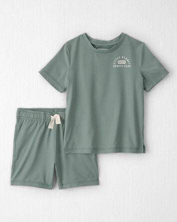 Toddler 2-Piece Recyled Top & Short Set, 